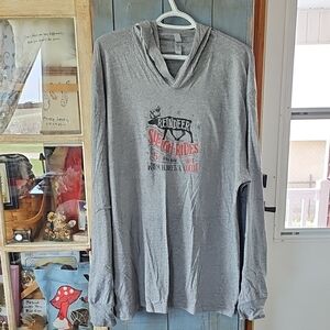 Lightweight, Long Sleeve, Hooded, Tee